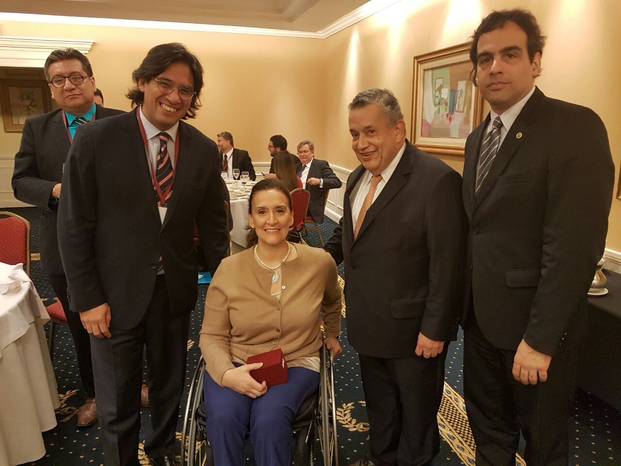 Presidente Rojas visita Argentina participando de la COMJIB.